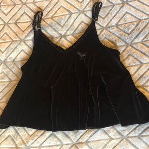 Velvet VS crop top